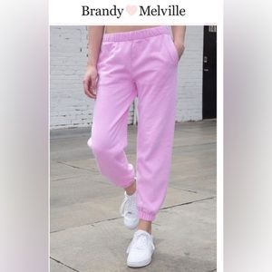 Brandy Melville Rosa sweatpants